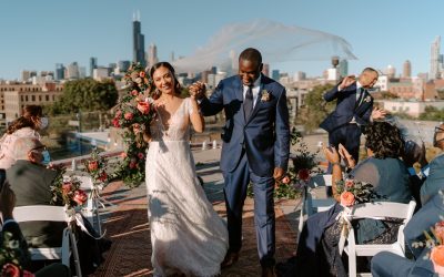 Isabella & Larry’s Vibrant Rooftop Wedding